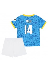 Wolves Tolu Arokodare #14 Babyklær Tredje Fotballdrakt til barn 2025-26 Korte ermer (+ Korte bukser)